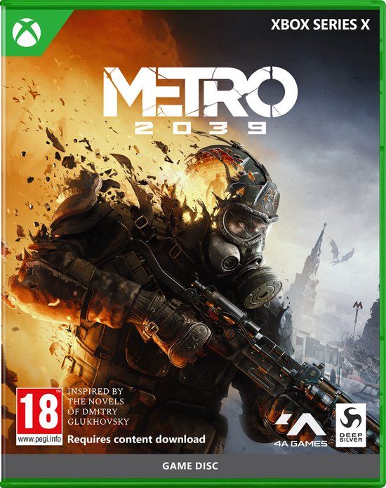 Verpakking van Metro 2039 voor Xbox Series X.
