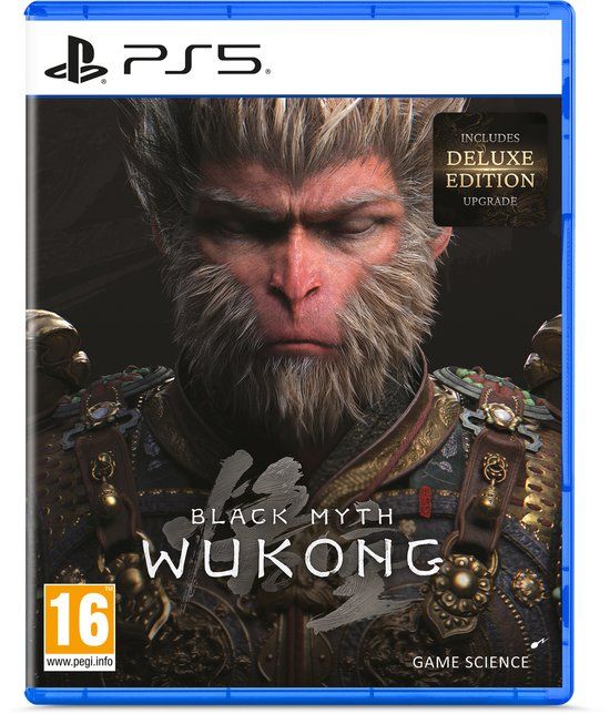 Verpakking van Black Myth: Wukong voor PlayStation 5.