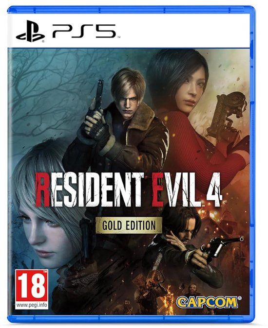 Cover van Resident Evil 4 Gold Edition voor PlayStation 5.
