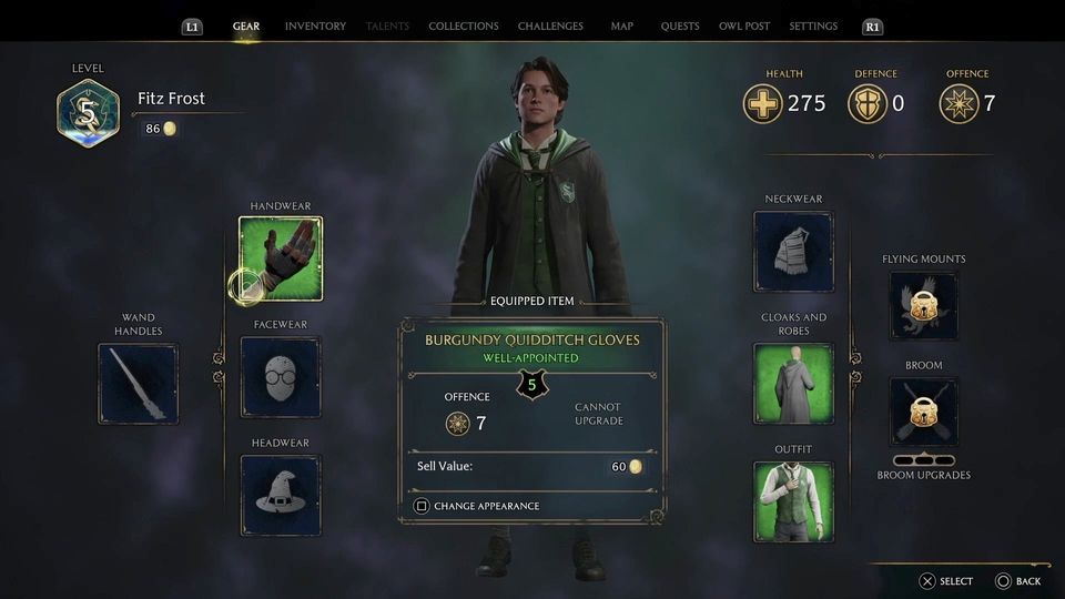 Scène uit Hogwarts Legacy.