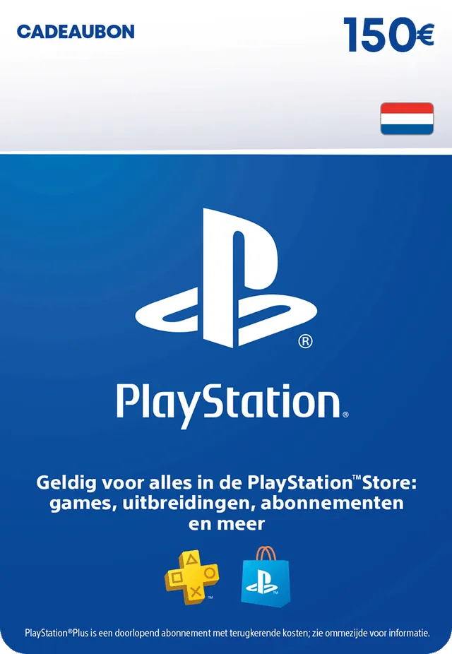 PlayStation Store tegoed 150 euro