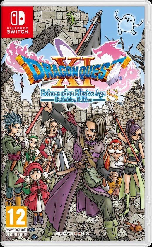 Verpakking van Dragon Quest XI S Definitive Edition voor Nintendo Switch