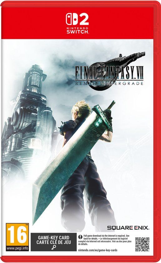 Cover van Final Fantasy VII Remake Intergrade voor Nintendo Switch 2.