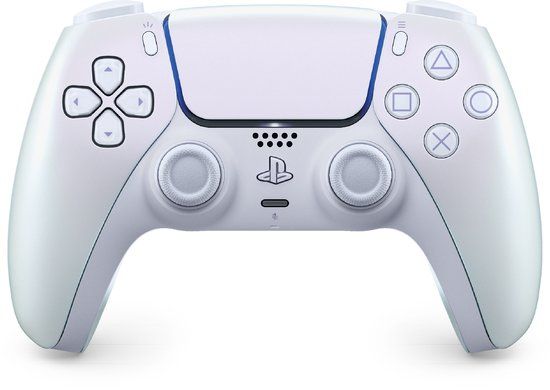 DualSense draadloze controller in Chroma Pearl.