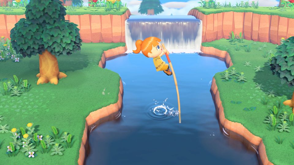 Eilandbewoners en dorpsgenoten op een eiland in Animal Crossing: New Horizons.