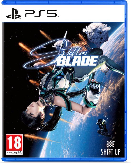 Doosomslag van Stellar Blade voor PlayStation 5.