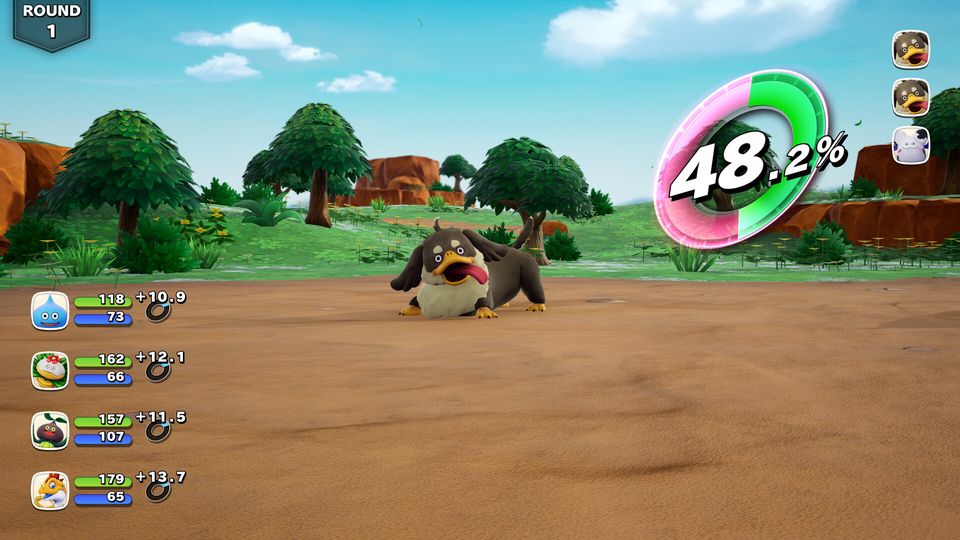 Scène uit Dragon Quest Monsters: The Withered World.