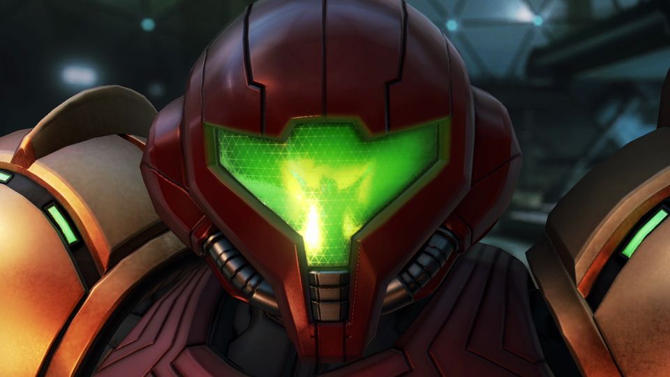 Gameplaybeeld uit Metroid Prime 4: Beyond.