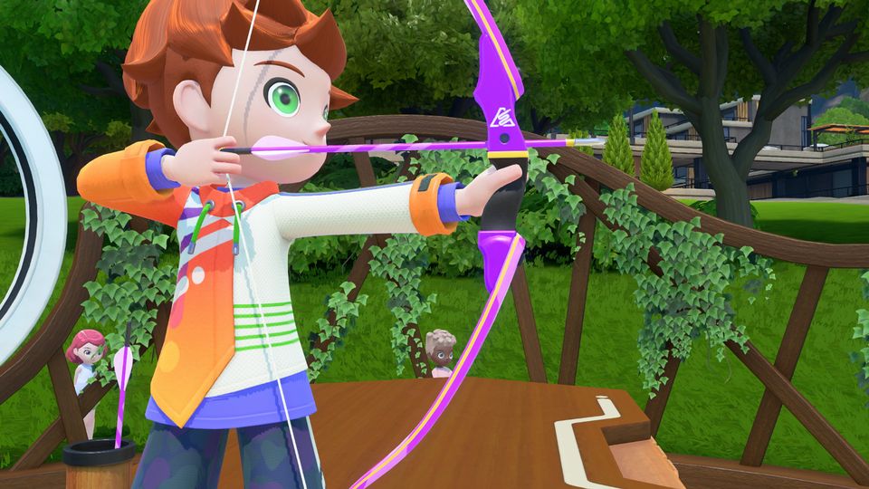 Sportactiviteit op Wuhu-eiland in Nintendo Switch Sports Resort.