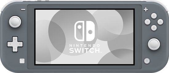 Nintendo Switch Lite in het grijs.
