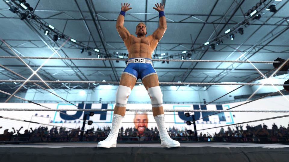 Scène uit WWE 2K26.