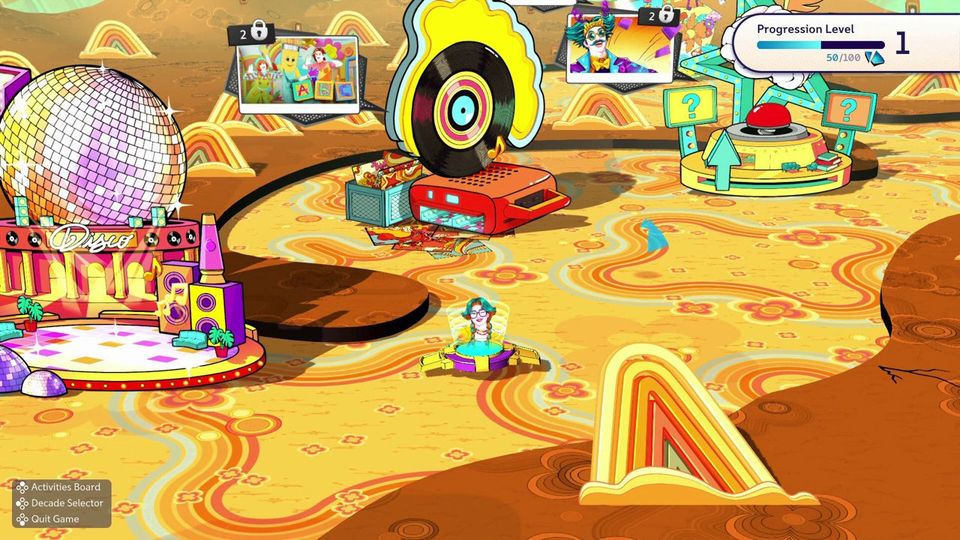 Scène uit Just Dance: Decades of Hits.