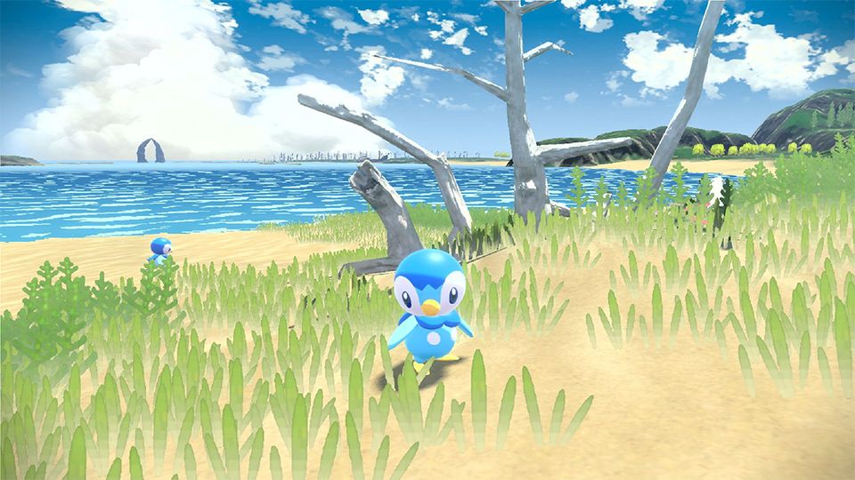 Wilde Pokémon in de natuur van Hisui in Pokémon Legends: Arceus.