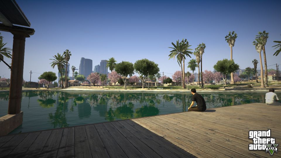 Scène uit Grand Theft Auto V.
