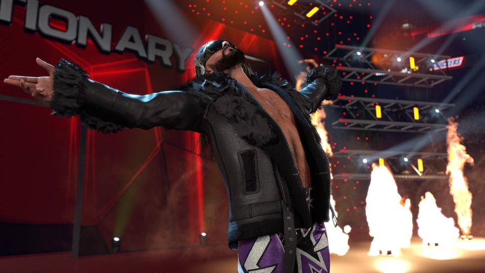 Scène uit WWE 2K26.