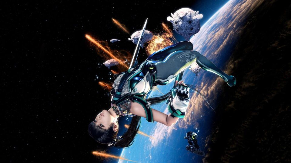 Key art van Stellar Blade met hoofdpersonage Eve.