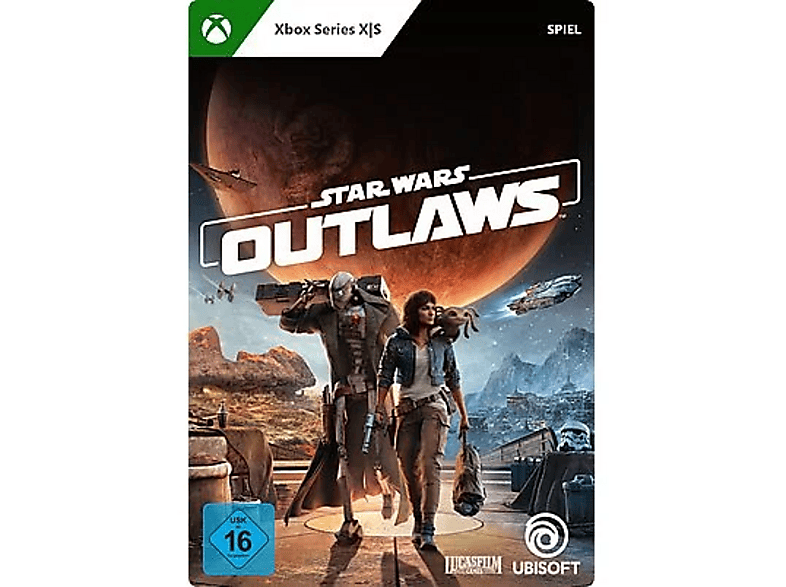 Cover van de digitale Star Wars Outlaws Standard Edition voor Xbox Series X|S.