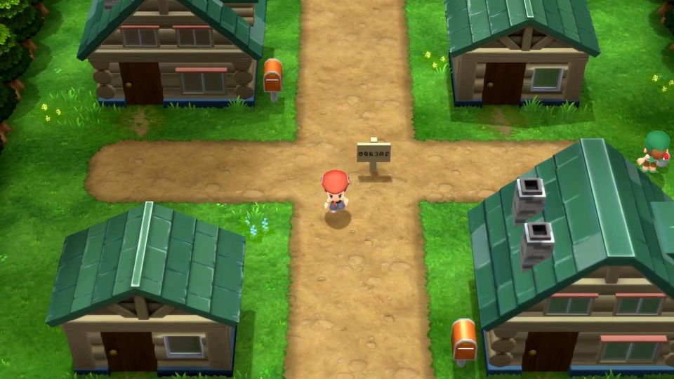 Een Pokémon-gevecht in Pokémon Brilliant Diamond en Shining Pearl.