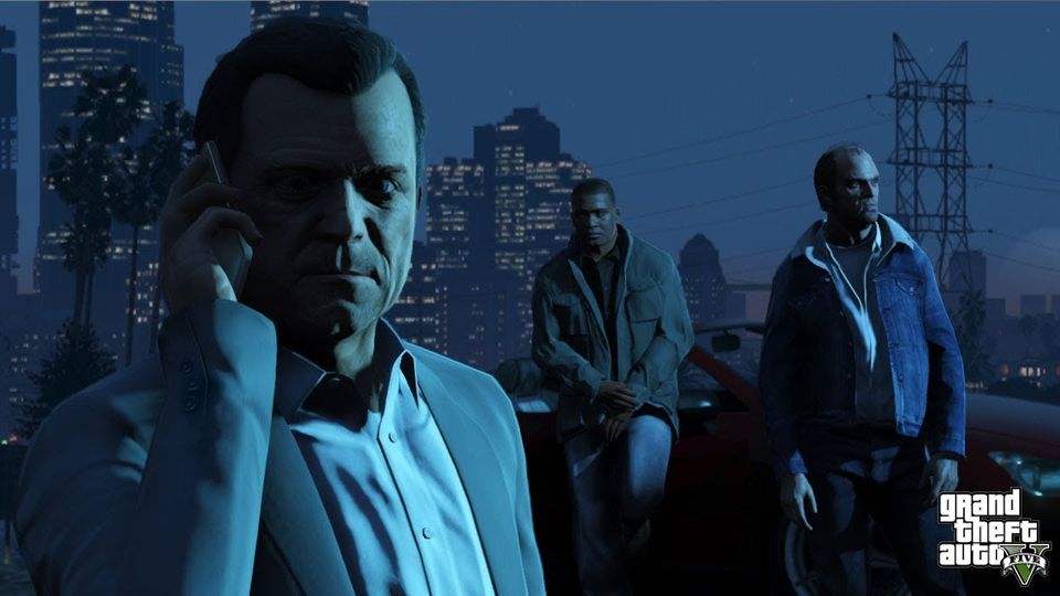Scène uit Grand Theft Auto V.