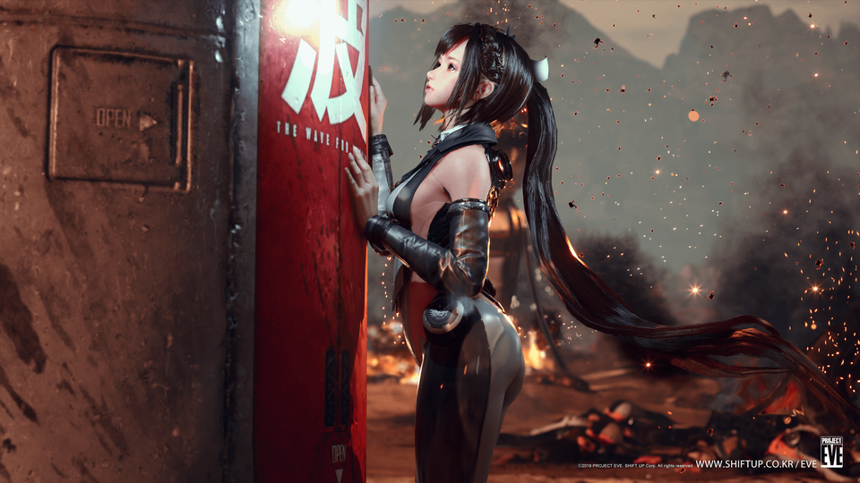 Gameplaybeeld uit Stellar Blade.