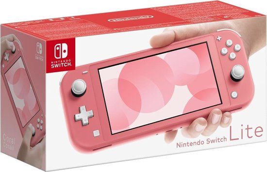 Nintendo Switch Lite in koraal.