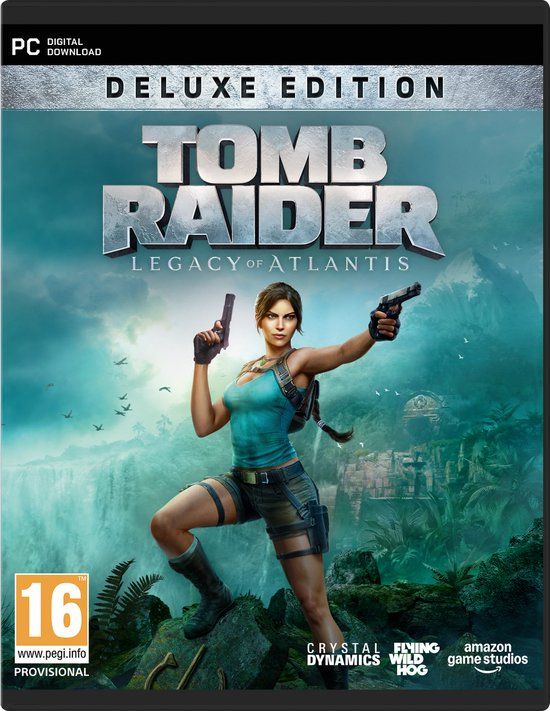 Verpakking van Tomb Raider: Legacy of Atlantis Deluxe Edition voor pc.