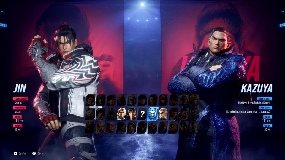 Twee vechters tegenover elkaar in Tekken 8.