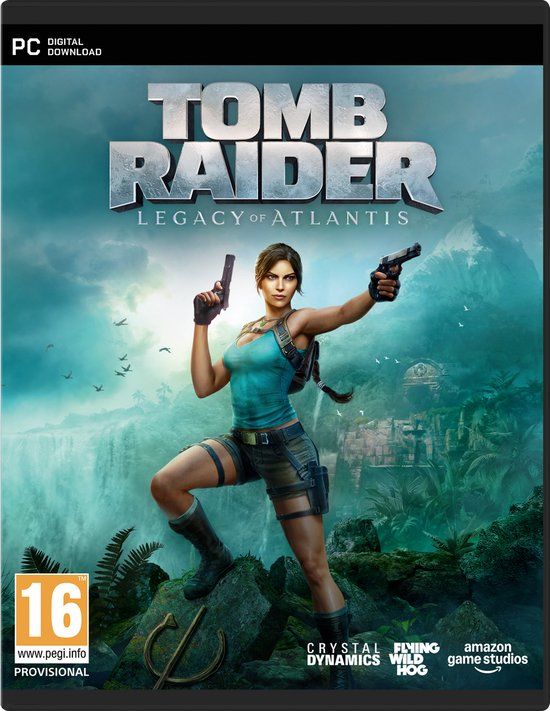 Verpakking van Tomb Raider: Legacy of Atlantis voor pc.