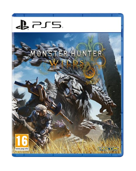 Doosomslag van Monster Hunter Wilds Lenticular Edition voor PlayStation 5.