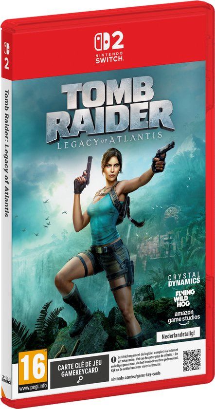 Verpakking van Tomb Raider: Legacy of Atlantis voor Nintendo Switch 2.