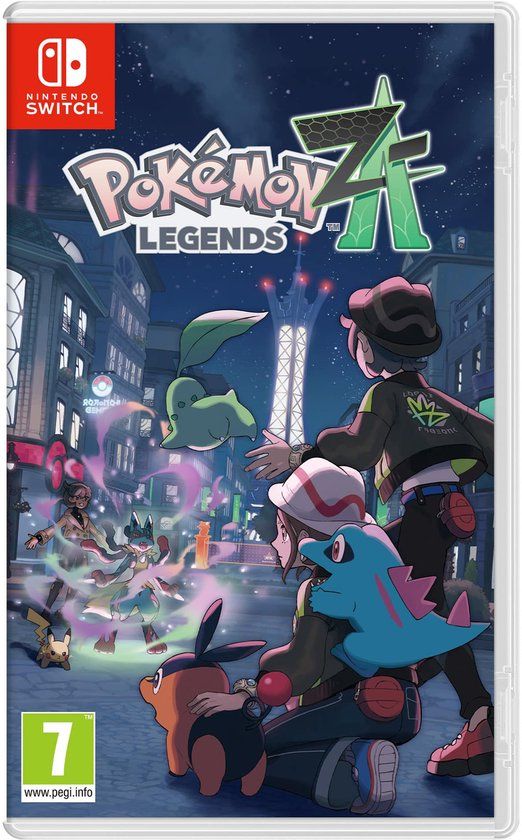 Cover van Pokémon Legends: Z-A voor Nintendo Switch.
