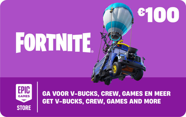Fortnite cadeaukaart 100 euro