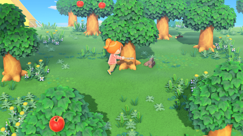 Eilandbewoners en dorpsgenoten op een eiland in Animal Crossing: New Horizons.