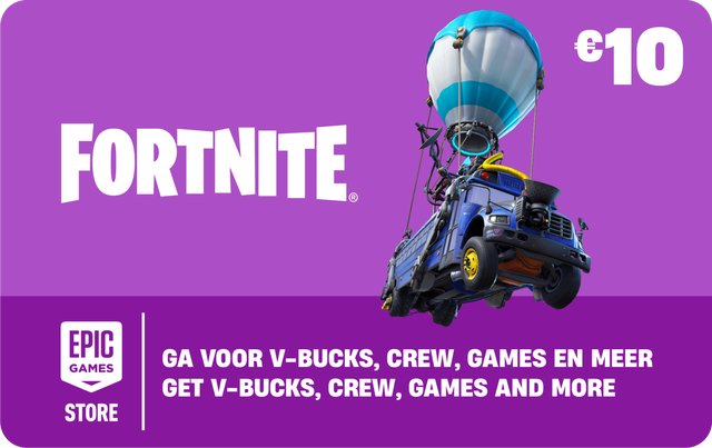 Fortnite cadeaukaart 10 euro