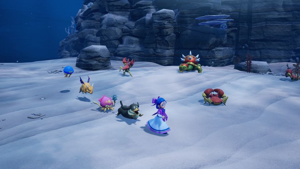 Scène uit Dragon Quest Monsters: The Withered World.