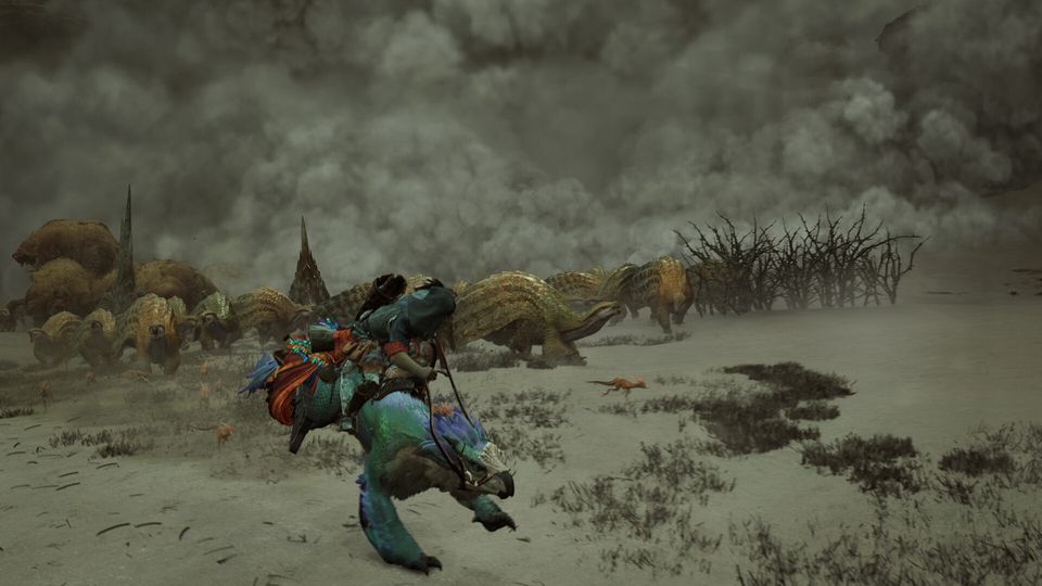 Gameplaybeeld uit Monster Hunter Wilds.