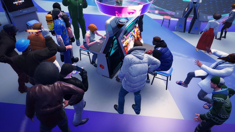 Een speciale aanval in Street Fighter 6.