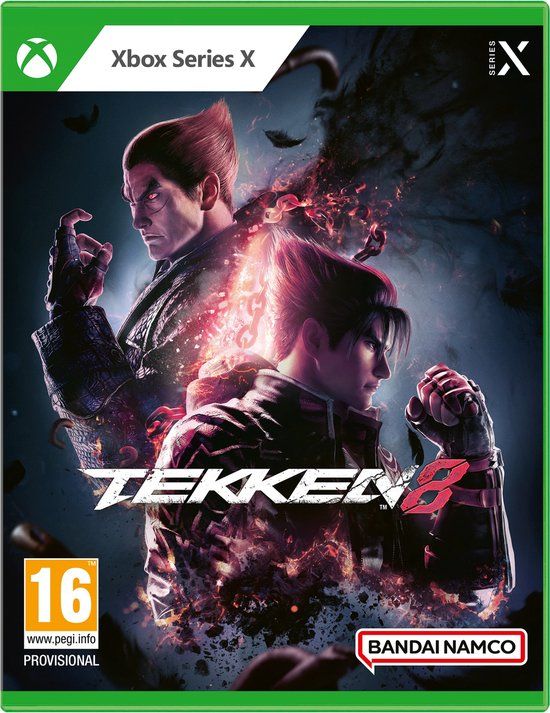 Cover van Tekken 8 voor Xbox Series X.