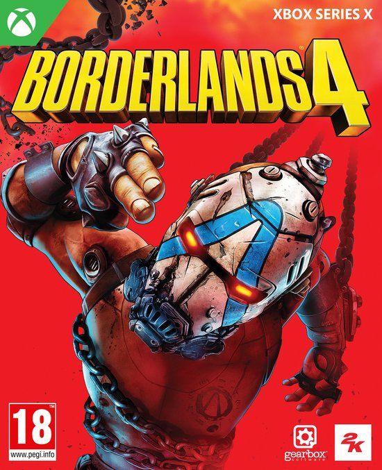 Verpakking van Borderlands 4 voor Xbox Series X.