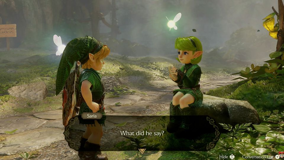 Scène uit The Legend of Zelda: Ocarina of Time.