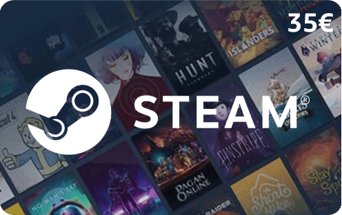 Steam-tegoedkaart van 35 euro.