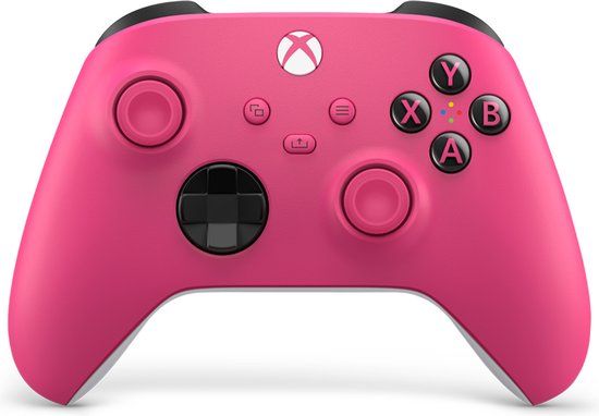 Xbox draadloze controller in Deep Pink.