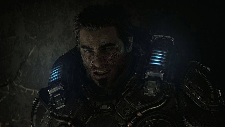 Spelscène uit de campagne van Gears of War: E-Day.