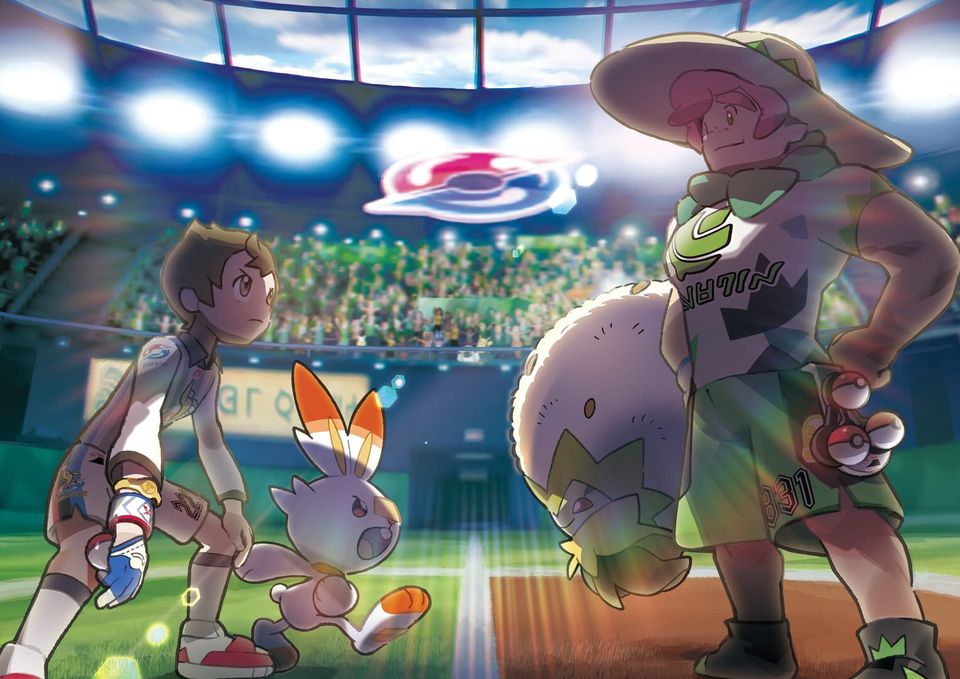 De legendarische Pokémon Zacian en Zamazenta uit Pokémon Sword en Shield.