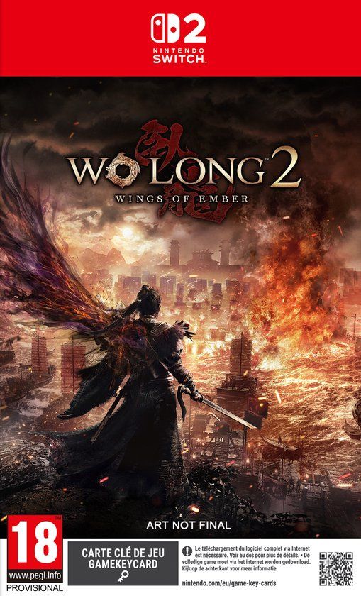 Verpakking van Wo Long 2: Wings of Ember voor Nintendo Switch 2.