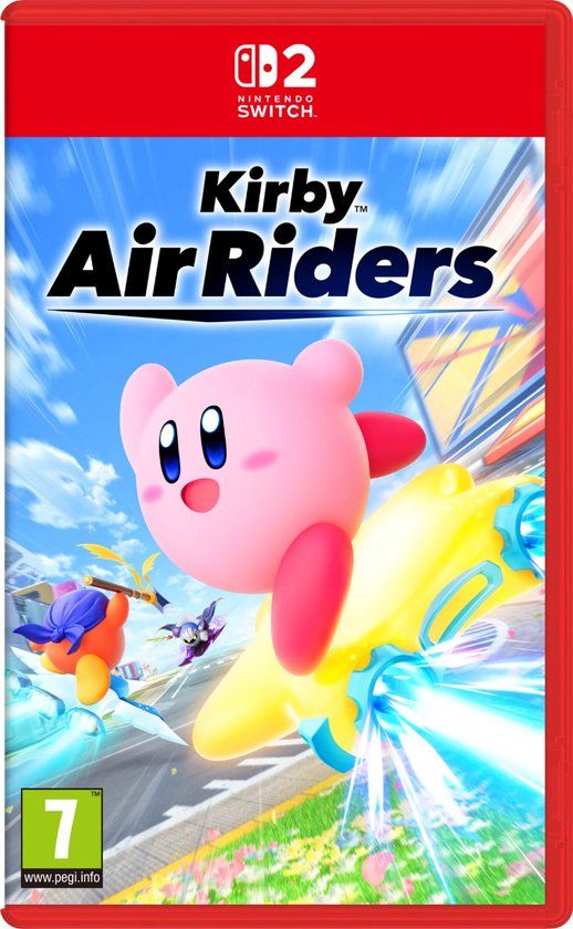 Doosomslag van Kirby Air Riders voor Nintendo Switch 2.