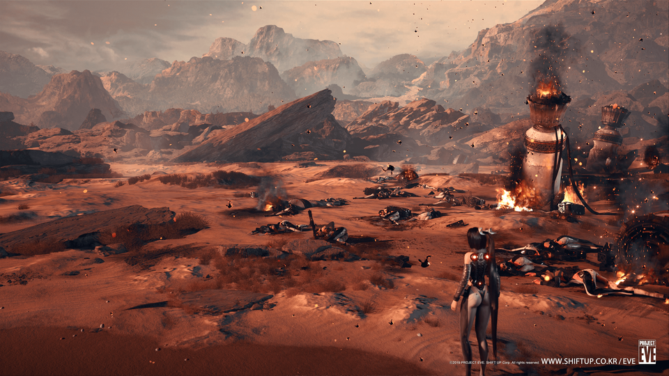 Gameplaybeeld uit Stellar Blade.