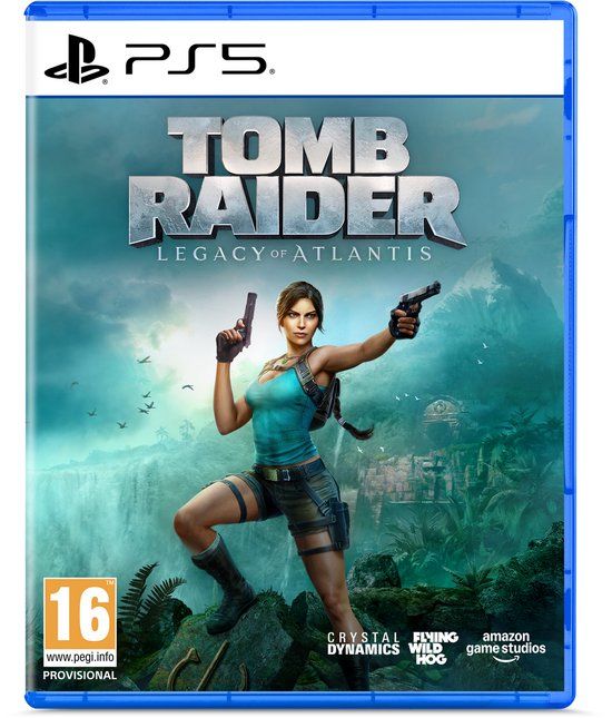Verpakking van Tomb Raider: Legacy of Atlantis voor PlayStation 5.