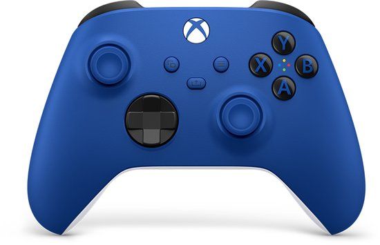 Xbox draadloze controller in Shock Blue.