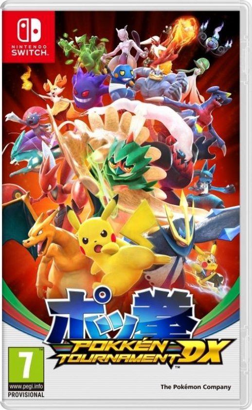 Doos van Pokkén Tournament DX voor Nintendo Switch.